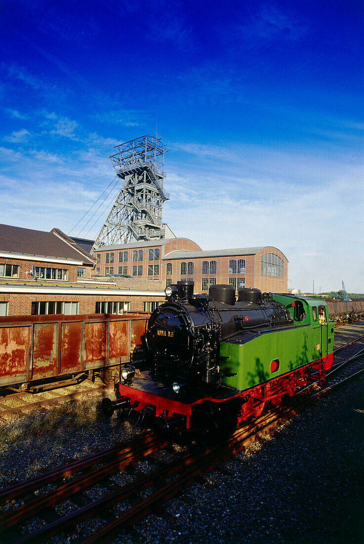 Steam Engine Anna, LWL Museum Zeche Zollern, Dortmund, Ruhr Valley, Ruhr, North Rhine Westphalia, Germany