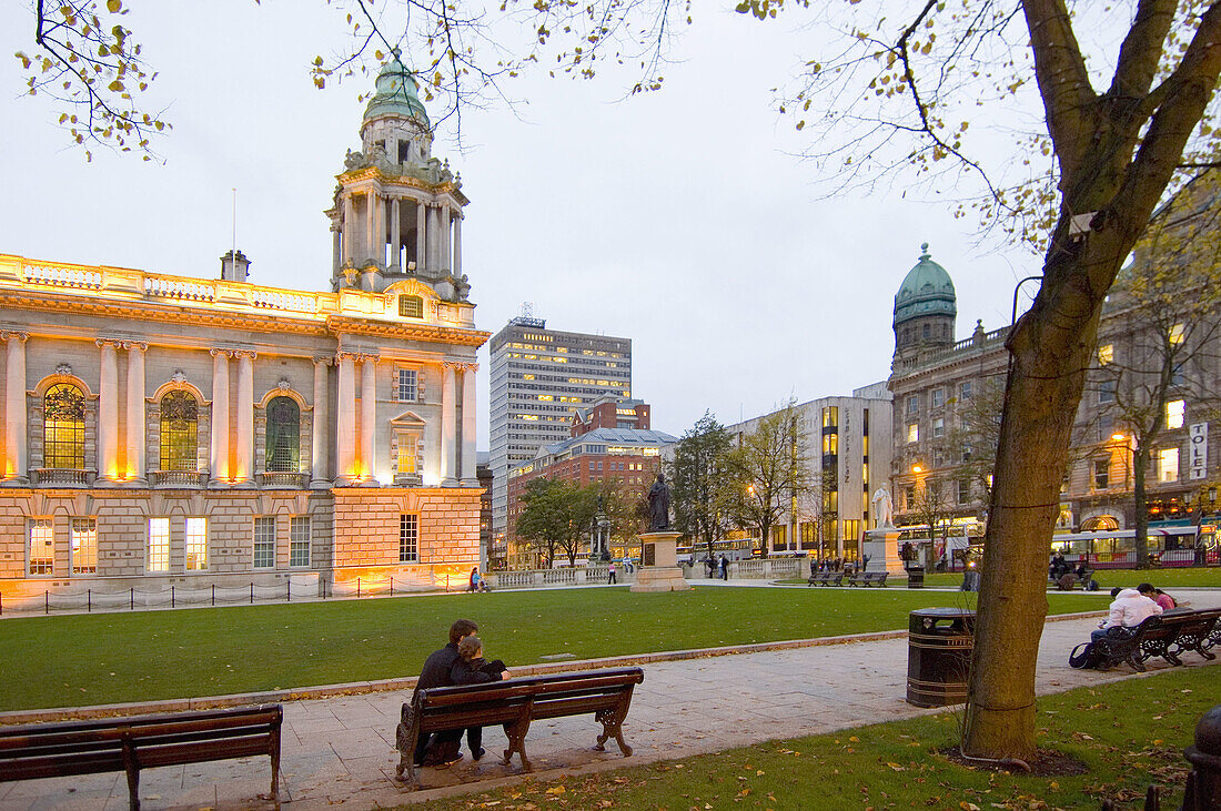 City hall, Donegall square. Belfast. Northern Ireland