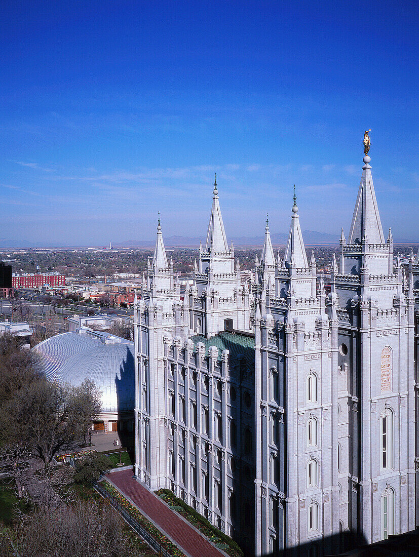 The Temple. Salt Lake City. Utah. USA