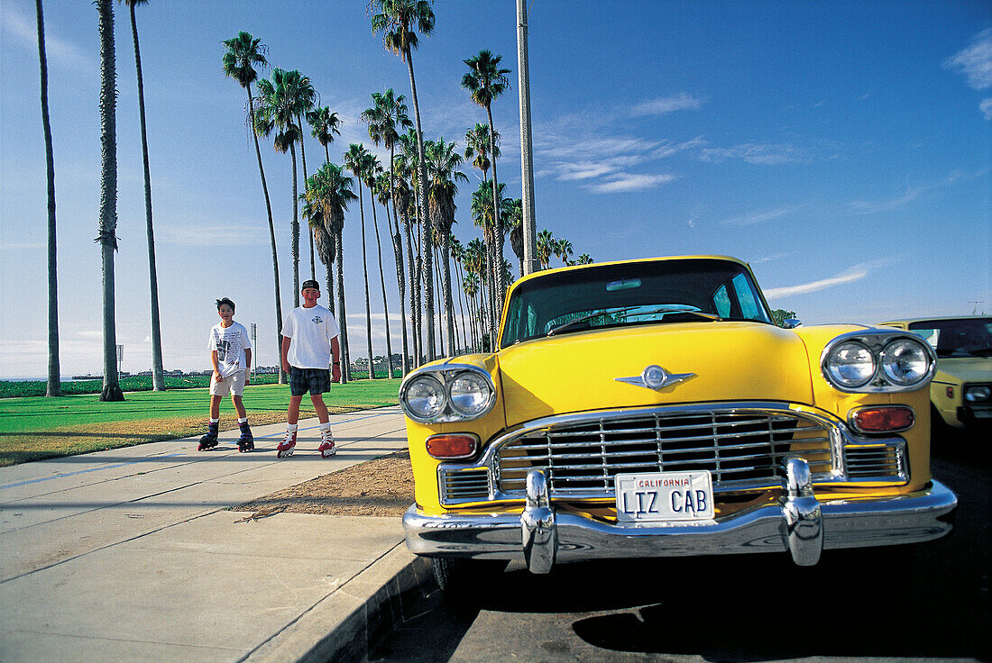 Seaside promenade. Santa Barbara. California. USA