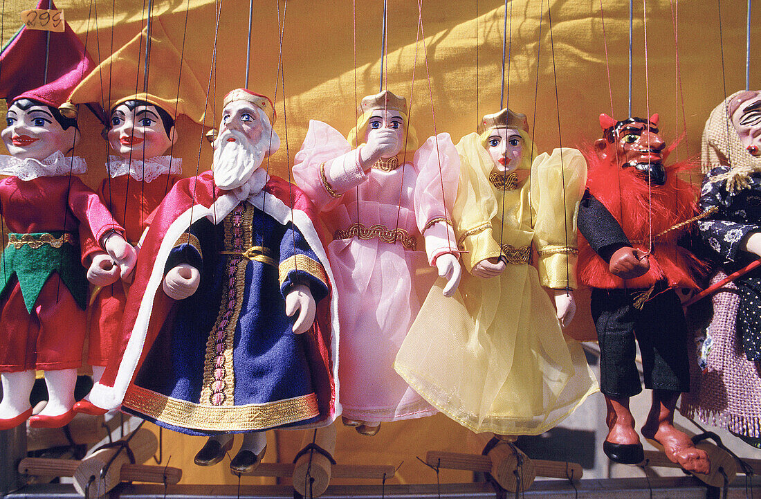 Traditional puppets. Prague. Czech Republic