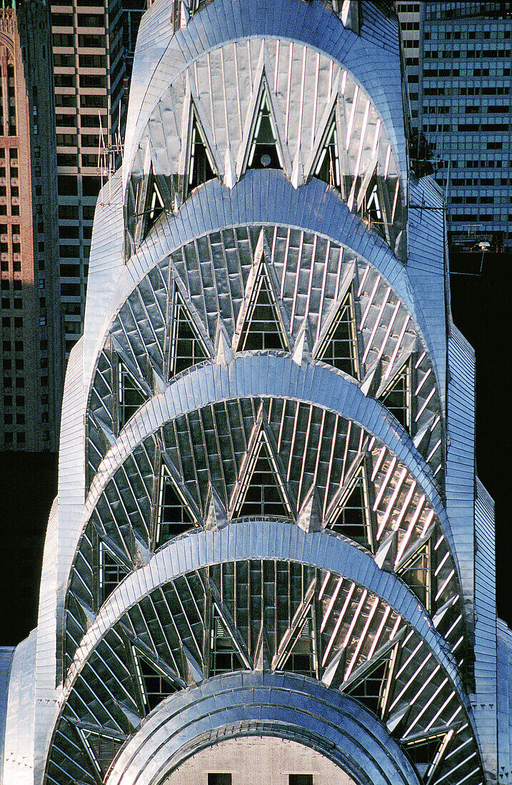 Top of Chrysler Building. New York City. USA