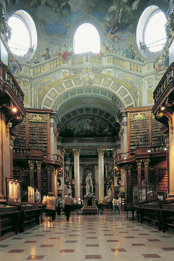 Hofburg Library. Vienna. Austria