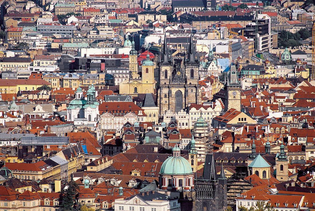 Prague, Czech Republic, overview on the city