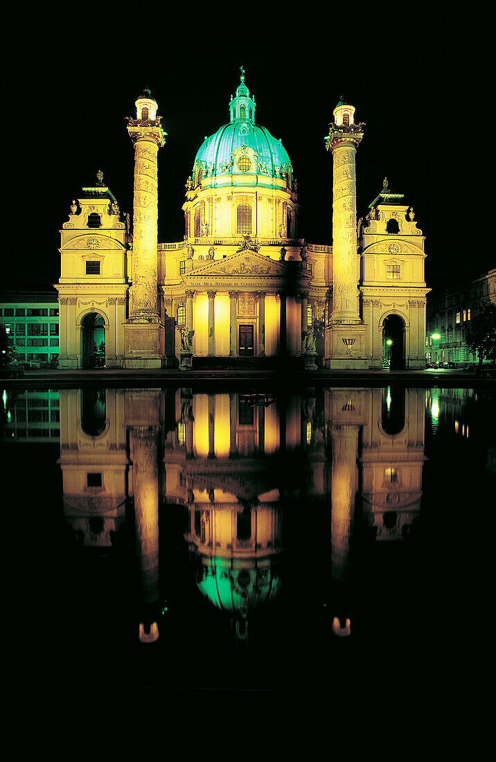 Karlskirche. Vienna. Austria
