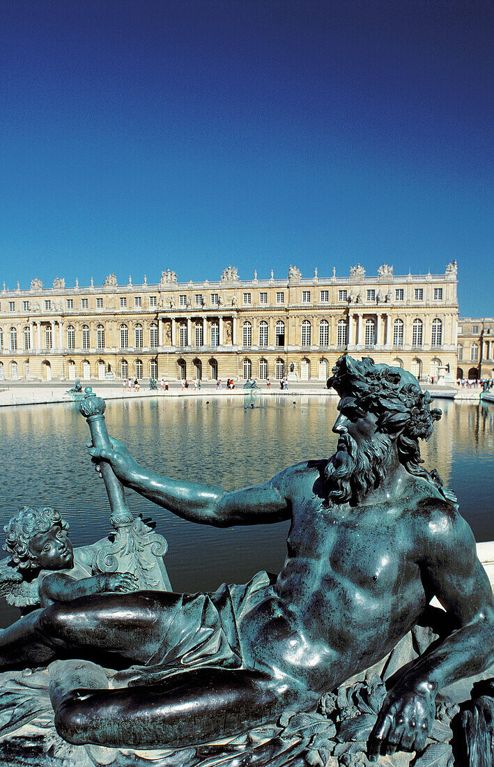 Versailles Palace in summer. France