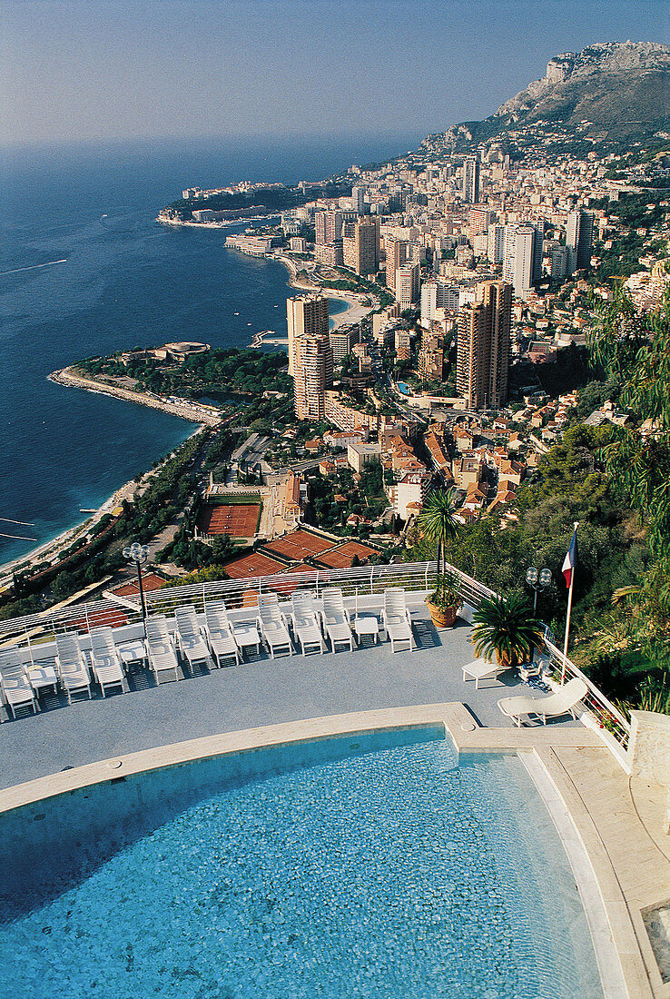 Monaco seen from Bella Vista