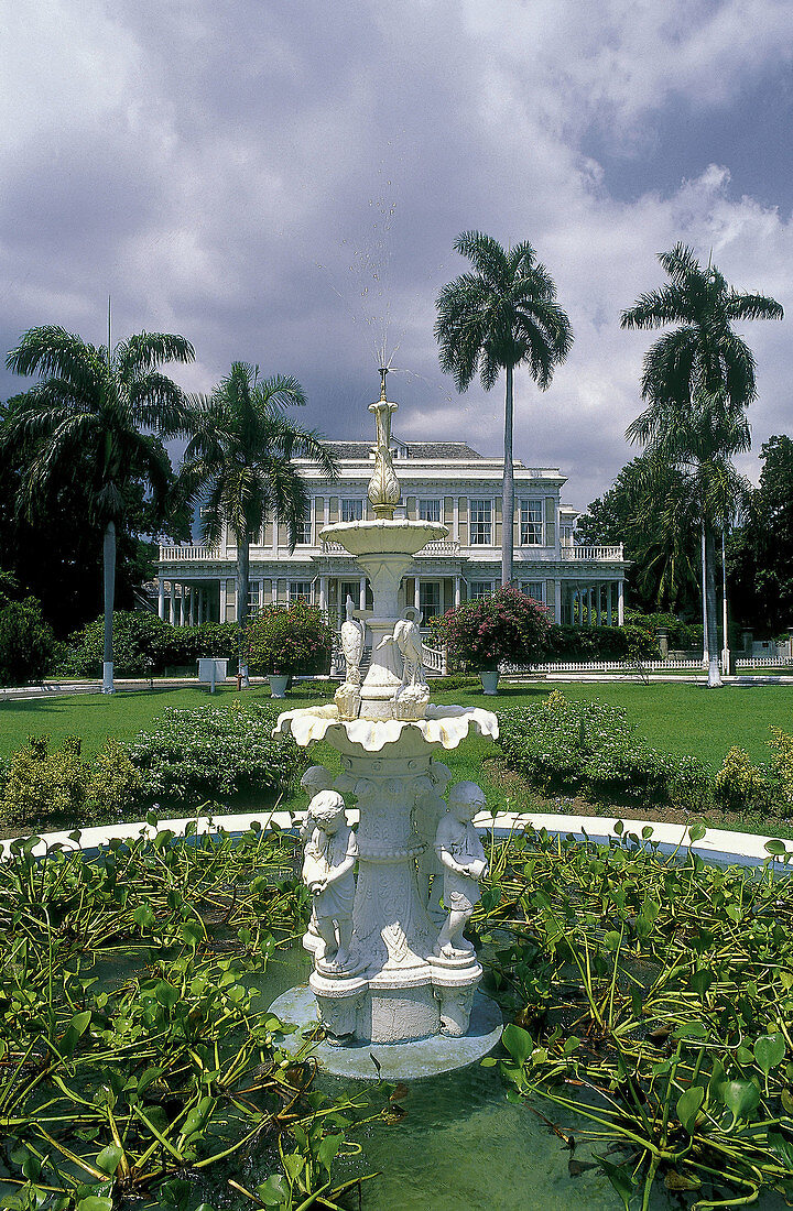 Devon House, built in 1881 by George Stiebel, the Caribbean’s first black millionaire. Kinsgton. Jamaica