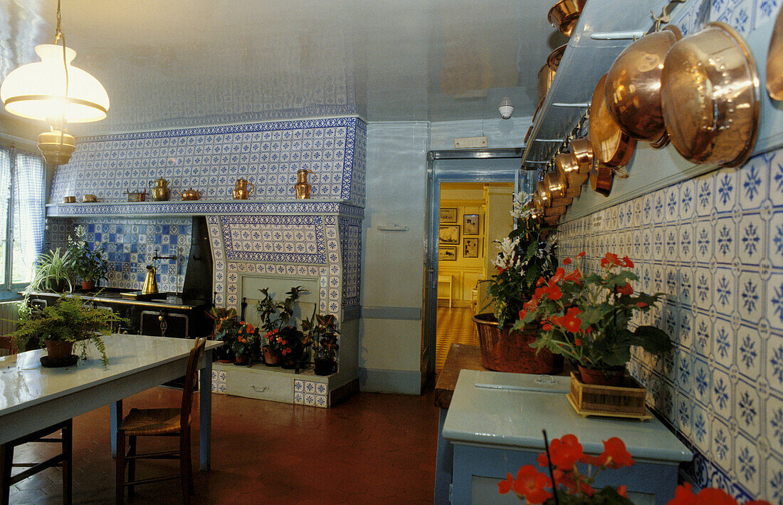 Kitchen of Monet s House. Giverny. France