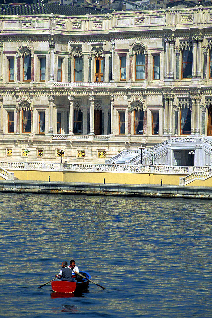 Dolmabahce Palace on the Bosphorus asian side. Istanbul. Turkey