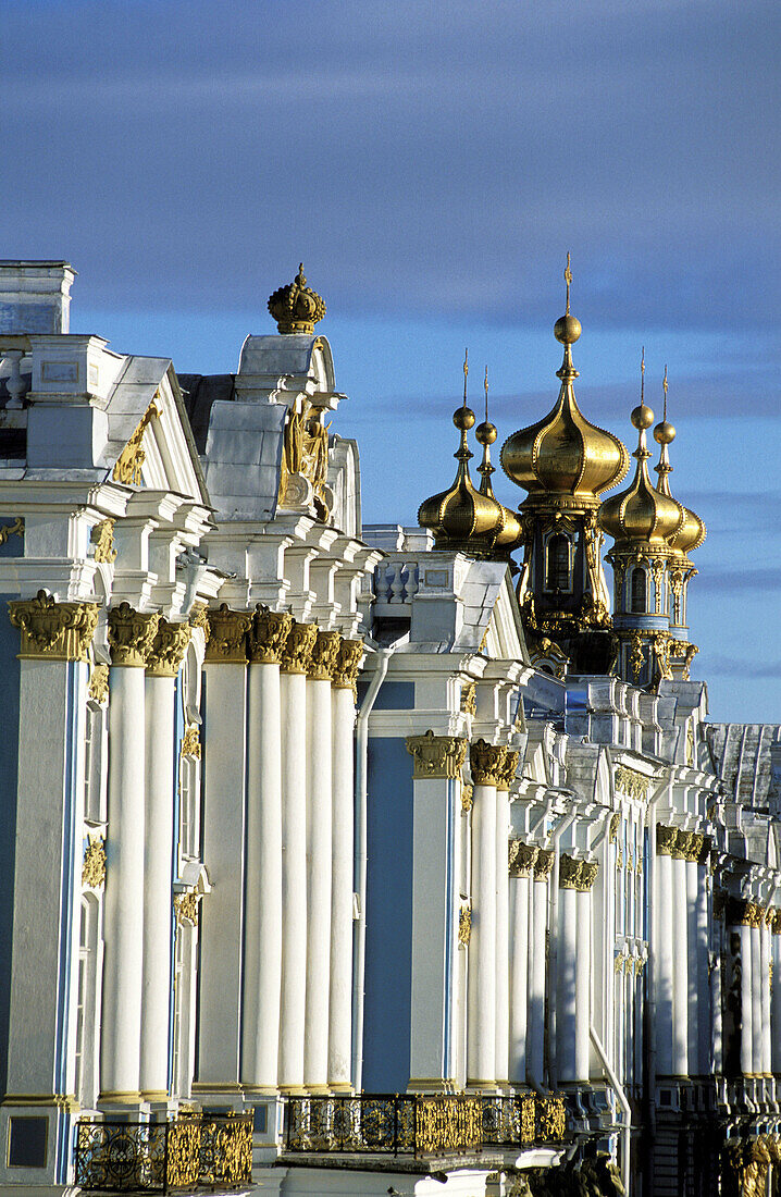 Catherine Palace main facade, Pushkin. St. Petersburg. Russia