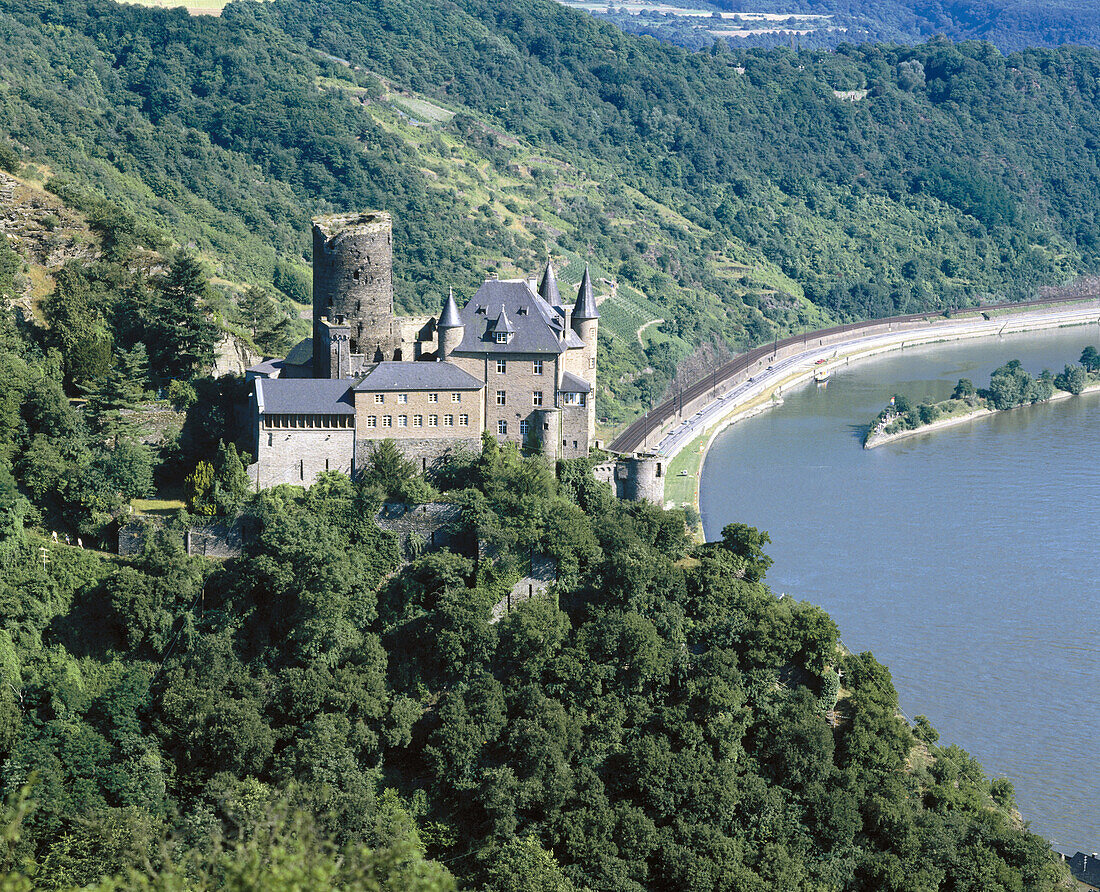 Katz am Rhein Castle. Rhineland Palatinate, Germany