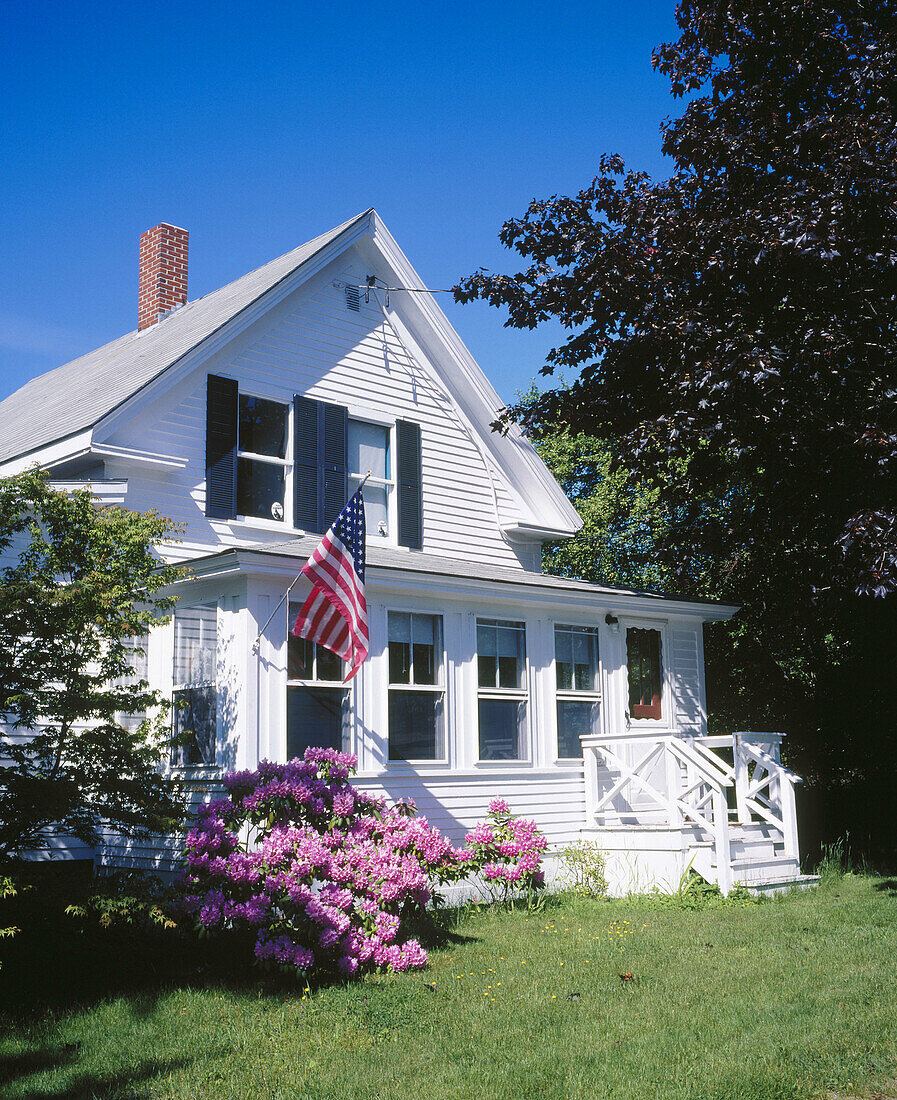 Historic House. Castine. Maine. USA