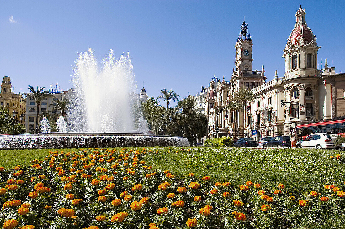 City Hall Square. Valencia. Spain