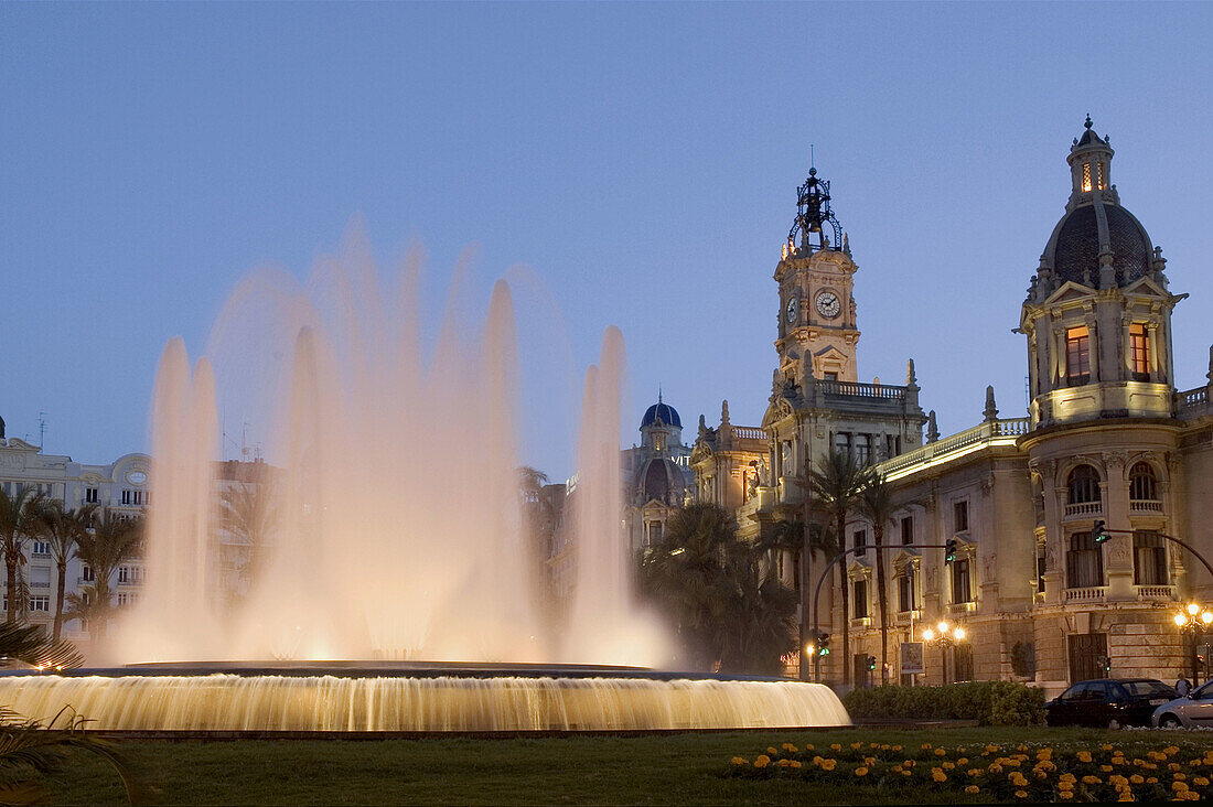 City Hall Square. Valencia. Spain