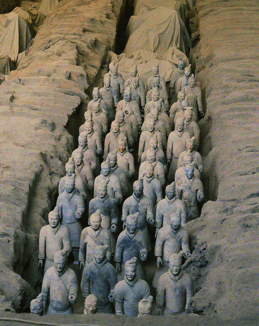 China, Shaanxi Province, Xi an, terracotta warriors