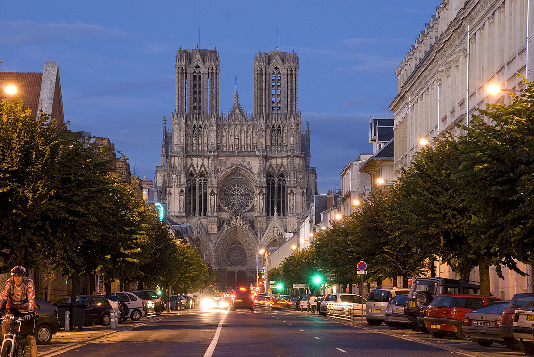 Cathedral. Reims. Haute Marne. France.