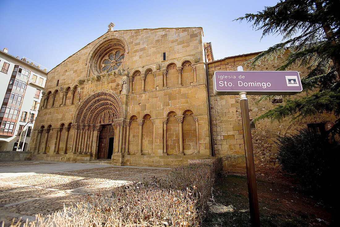 Church of Santo Domingo, Soria. Castilla-León, Spain