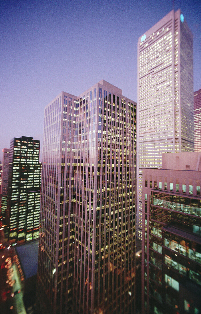 First Canadian Place (with 290m is the tallest office building in Canada), home of Toronto Stock Exchange and Bank of Montreal. Toronto. Ontario, Canada