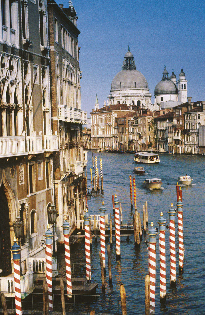 Grand Canal and Santa Maria della Salute. Venice. Italy