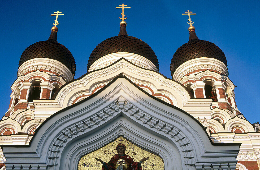 Alexander Nevski Cathedral in Toompea upper town. Tallinn, Estonia