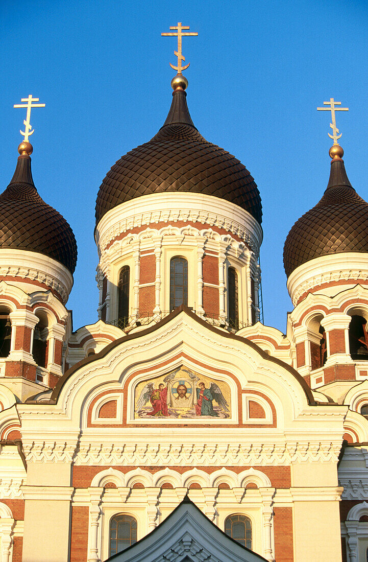 Alexander Nevski Cathedral in Toompea upper town. Tallinn, Estonia