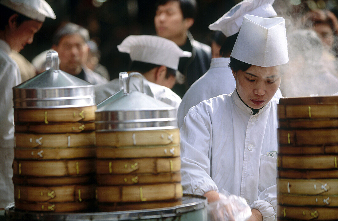 Cooking & selling Chinese dumplings