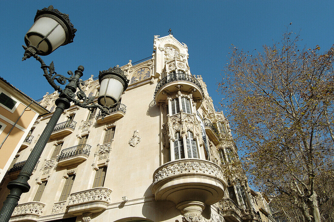 Gran Hotel, Fundació La Caixa museum. Palma de Mallorca. Majorca, Balearic Islands. Spain