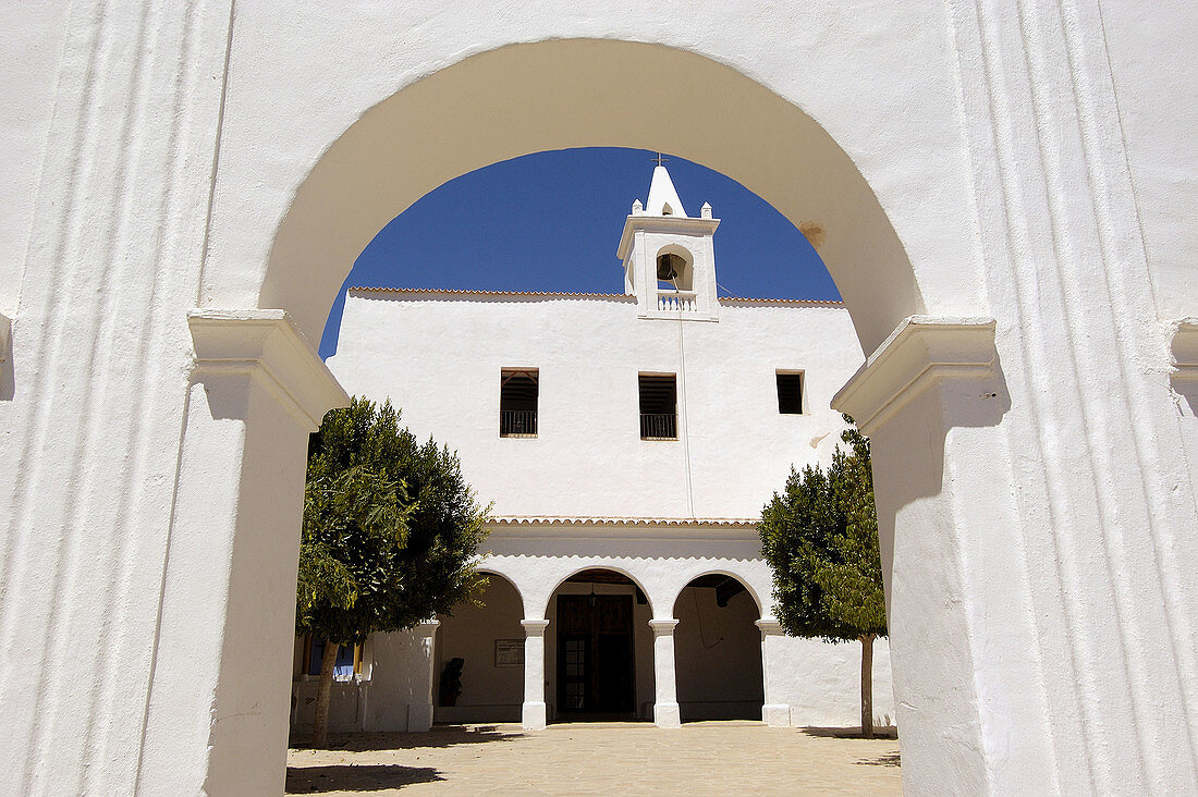 Church of Sant Miquel de Balansat. Ibiza, Balearic Islands. Spain