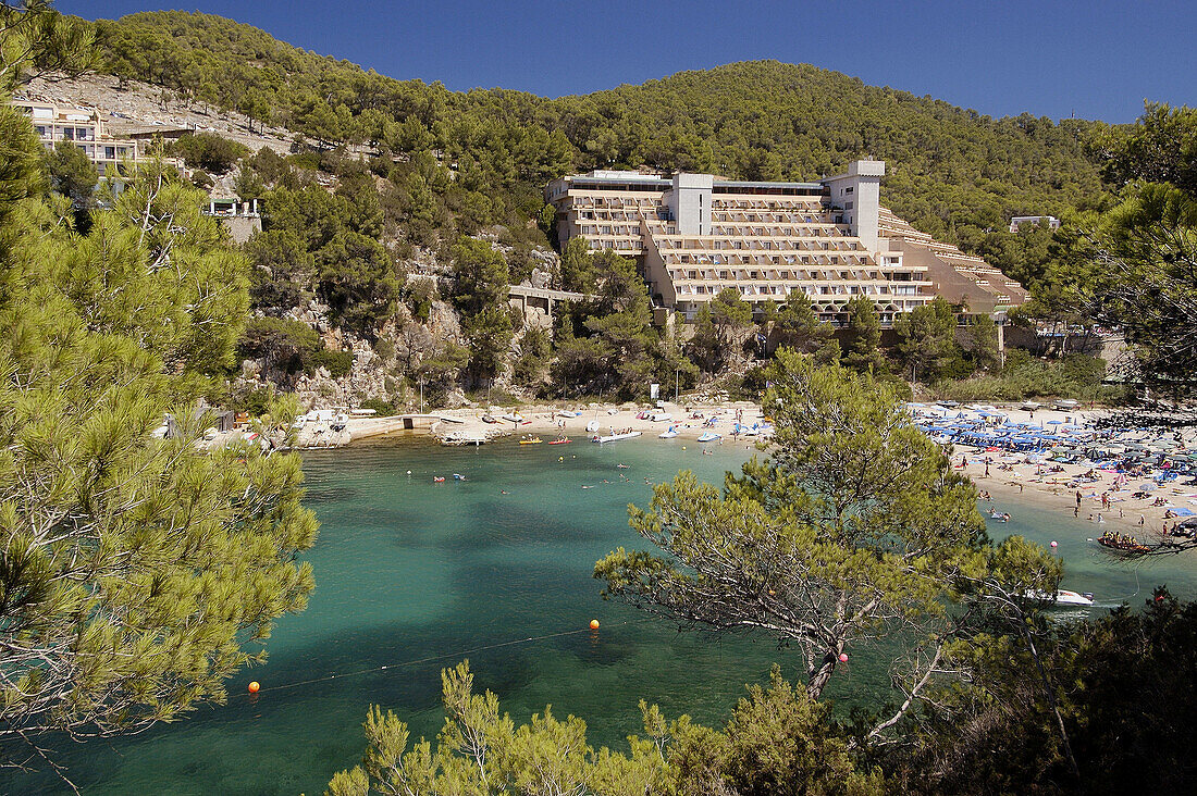 Port de Sant Miquel (aka Port de Balansat), Sant Joan de Labritja. Ibiza. Balearic Islands, Spain