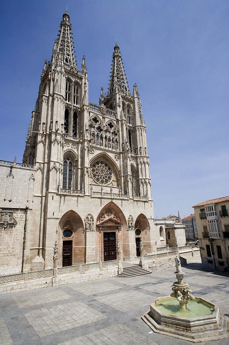 Gothic cathedral (13th century), Burgos. Castilla-Léon, Spain