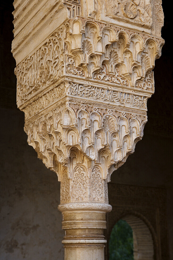 Nasrid capital in the Alhambra, Granada. Andalusia, Spain