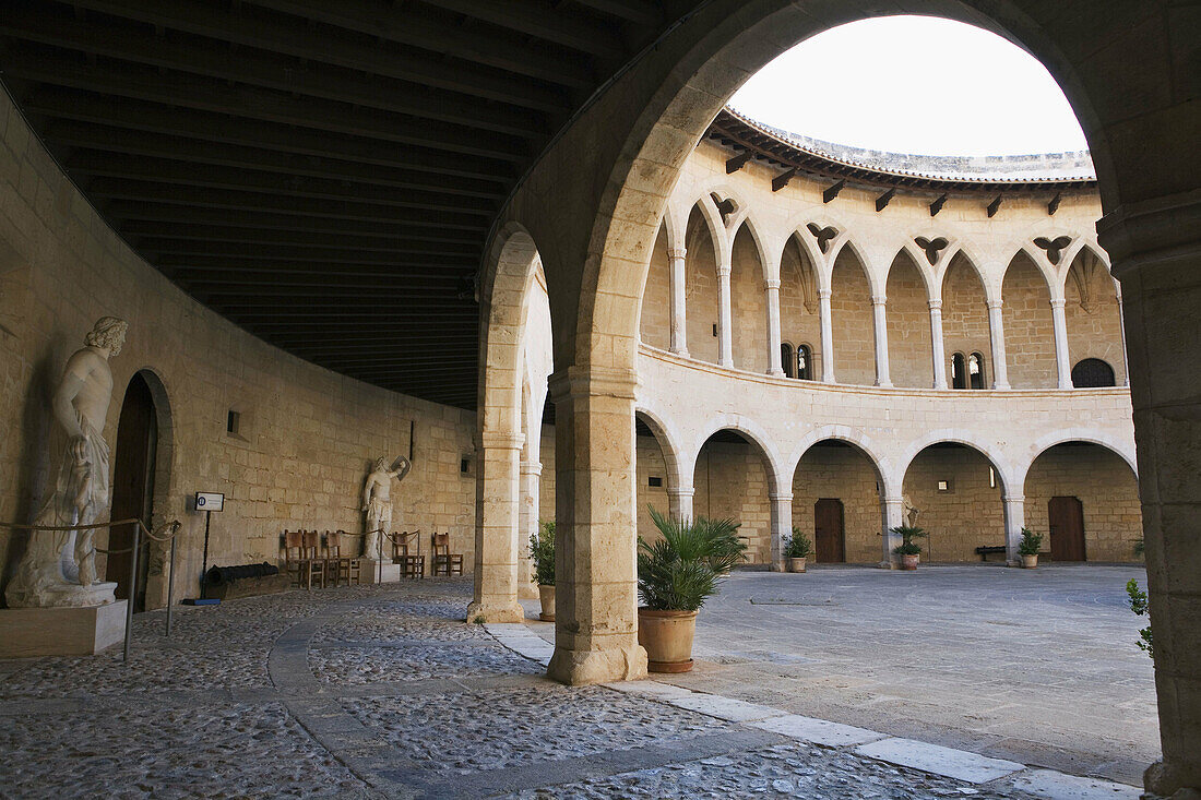 Bellver castle, Palma de Mallorca. Majorca, Balearic Islands. Spain