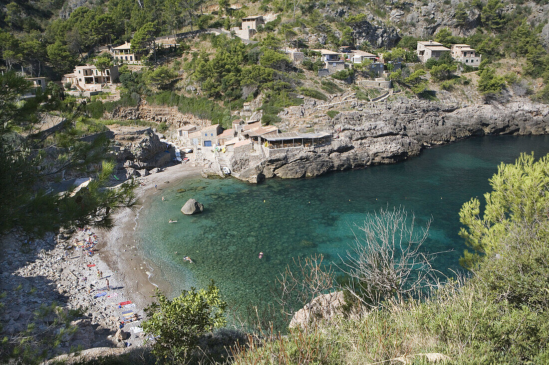 Deià cove. Serra de Tramuntana, Majorca, Balearic Islands, Spain