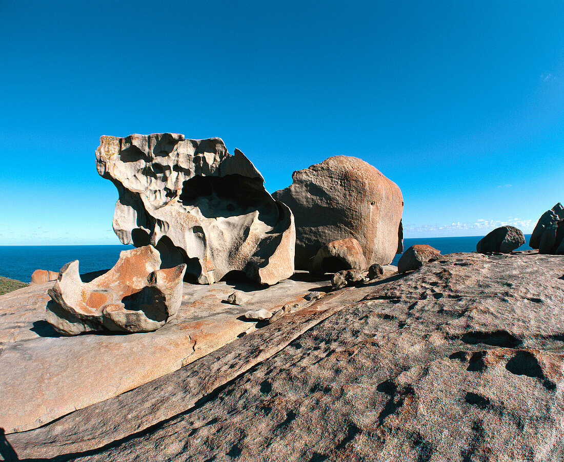 Rocks. Flinders Ranges National Park. Kangaroo Island. South Australia. Australia