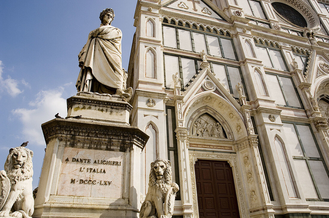 Statue of Dante, Florence, Italy