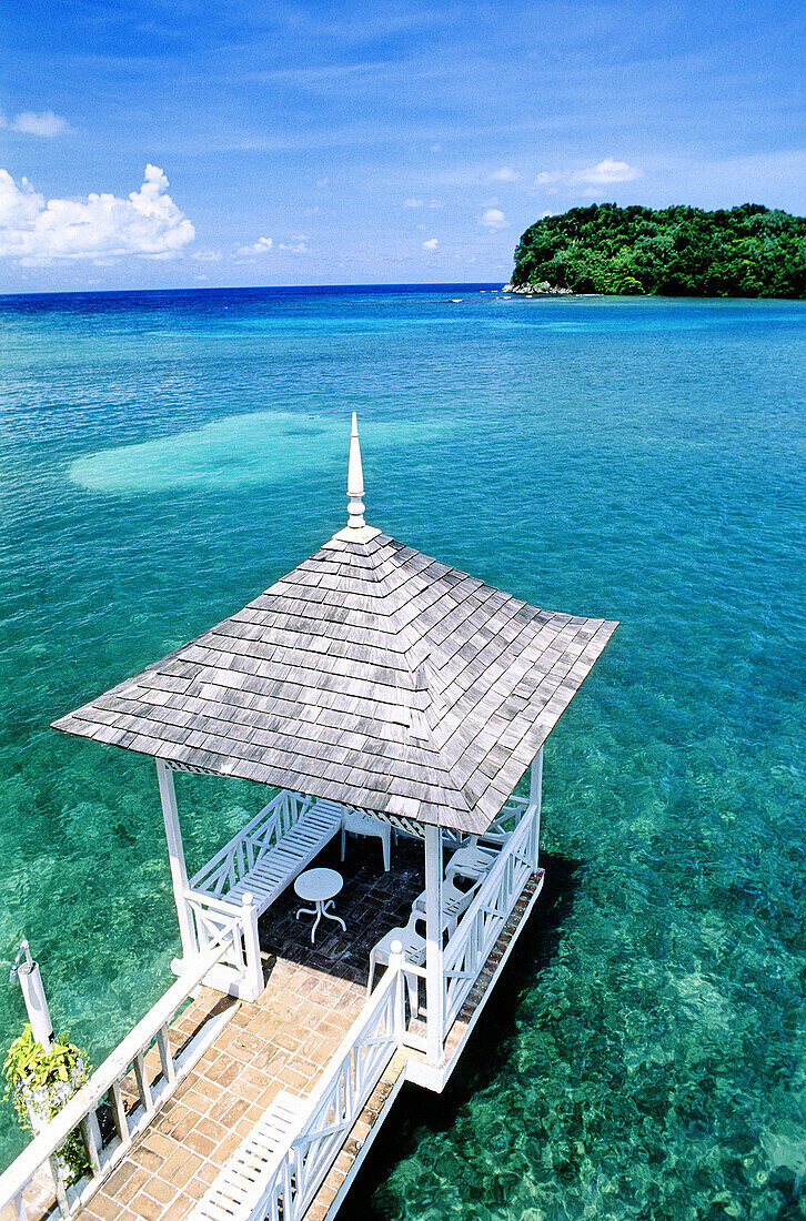Blue Lagoon luxury resort near Port Antonio. Jamaica. West Indies (Caribbean)