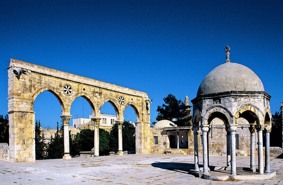 Mount Moriah Esplanade, Jerusalem. Israel