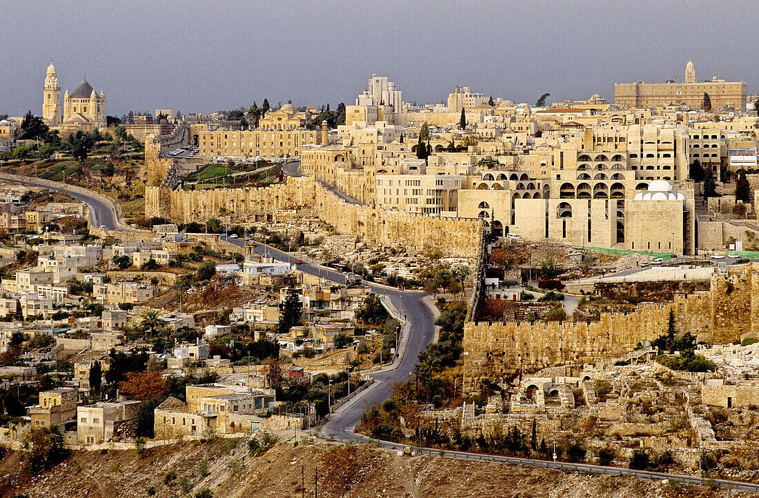 Overview on Jerusalem, Israel