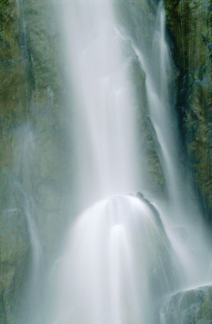 Niagara waterfall in Sainte-Suzanne. Réunion island (France)