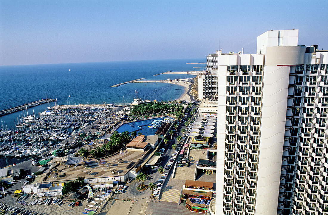 Elevated view on the city. Tel Aviv. Israel