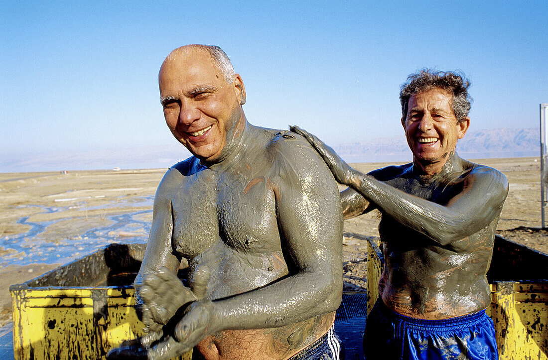 Baths and Mud baths. Dead Sea. Israel.