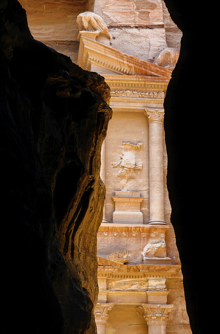 Nabatean archeological site of Petra. Jordan