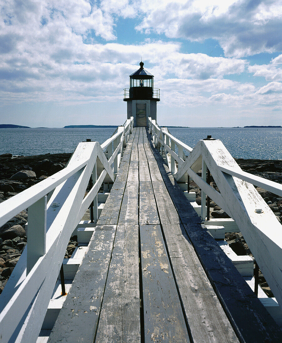 Marshall Point Light. Port Clyde. Maine. USA