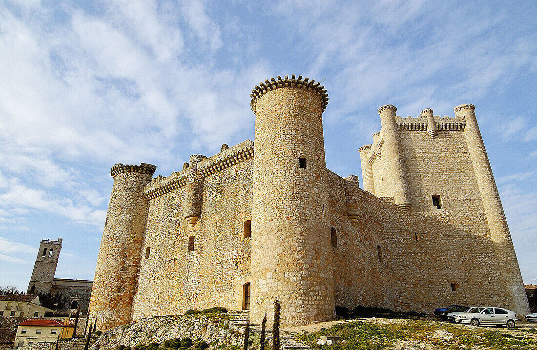 Templerburg, heute Museum von Camilo José Cela s Journey to the Alcarría . Torija. La Alcarria, Provinz Guadalajara, Spanien