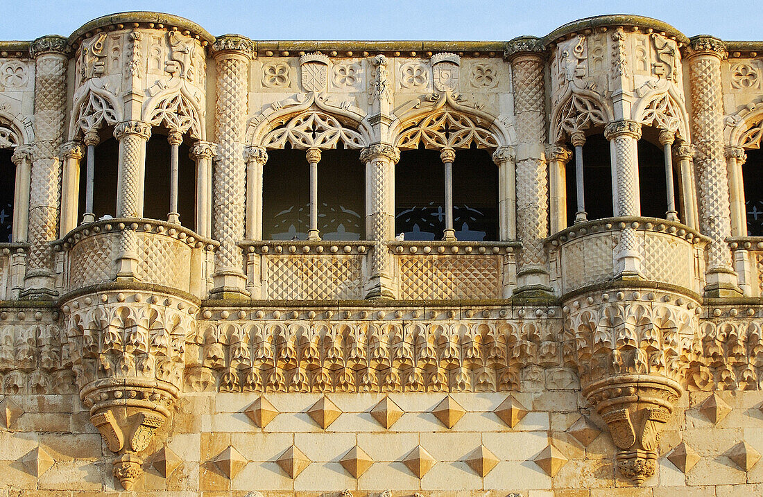 Palacio del Infantado (1480-83) von Juan Guas. Guadalajara. Spanien