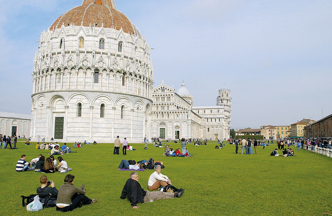 Piazza dei Miracoli. Pisa. Toskana, Italien