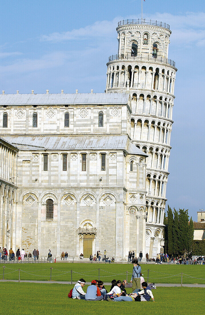 Piazza dei Miracoli. Pisa. Toskana, Italien