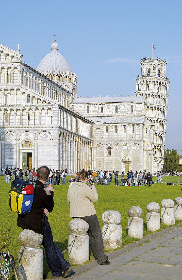 Piazza dei Miracoli. Pisa. Toskana, Italien