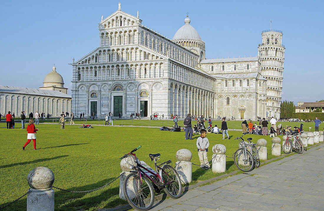 Piazza dei Miracoli. Pisa. Toskana, Italien